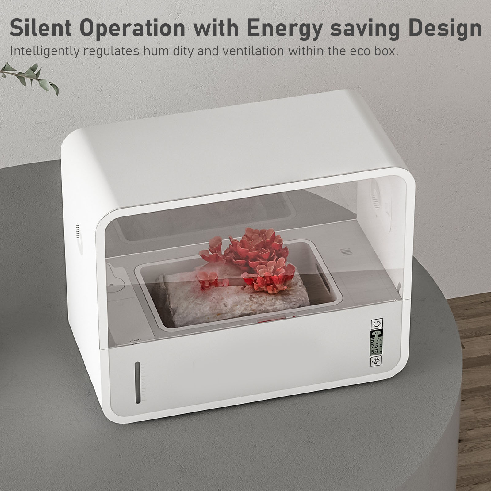 Smart Garden Plastic Cups - Tenda Tumbuh Jamur Tampilan Transparan Tanpa