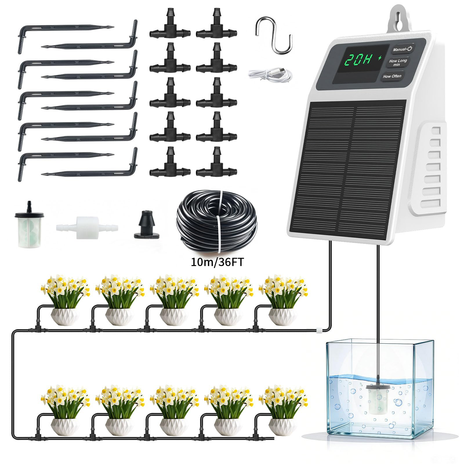 Smart Garden Herb - Sistem Irigasi Tetes Tenaga Surya yang