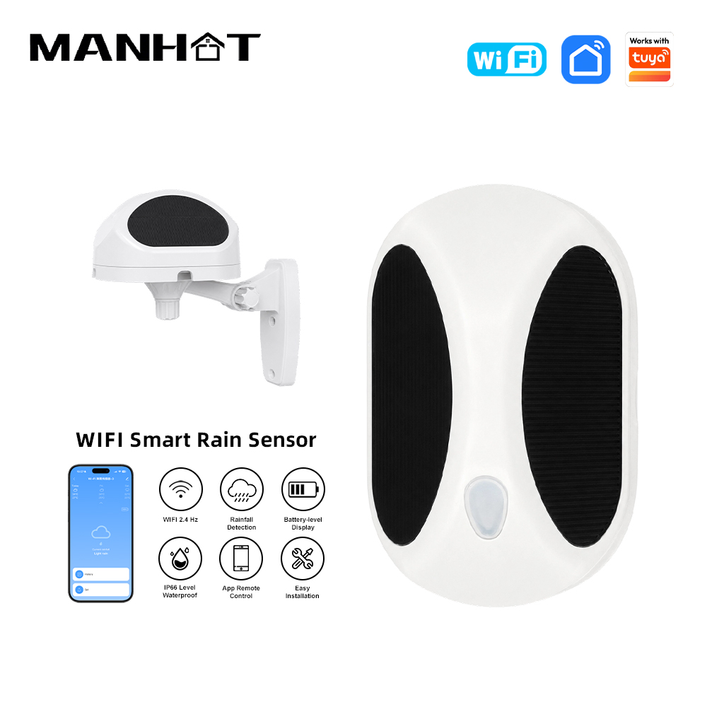 Smart Garden Arduino - MANHOT WiFi Sensor Hujan Pintar IP65