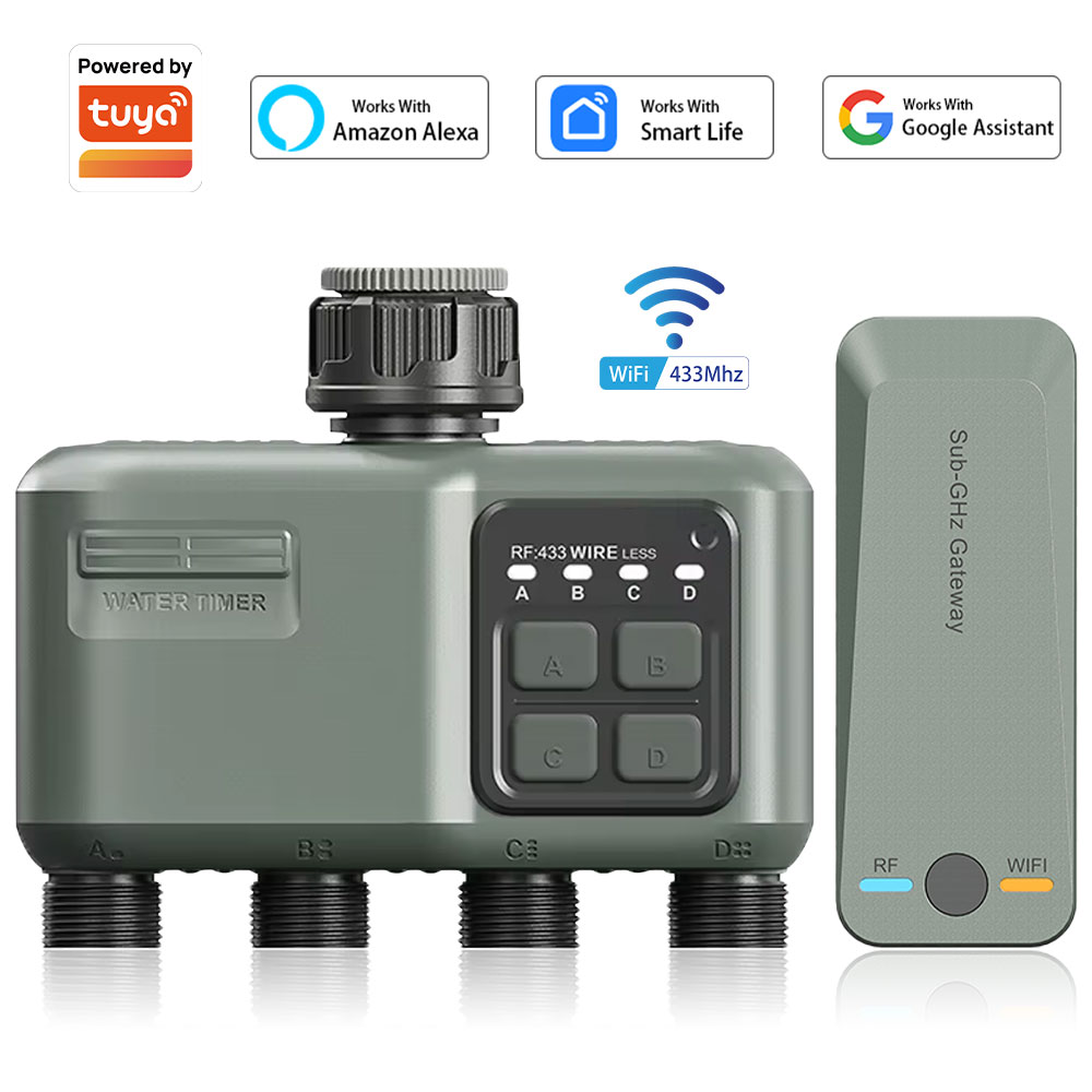 Smart Garden Herb - Timer Air Digital 4 Outlet untuk