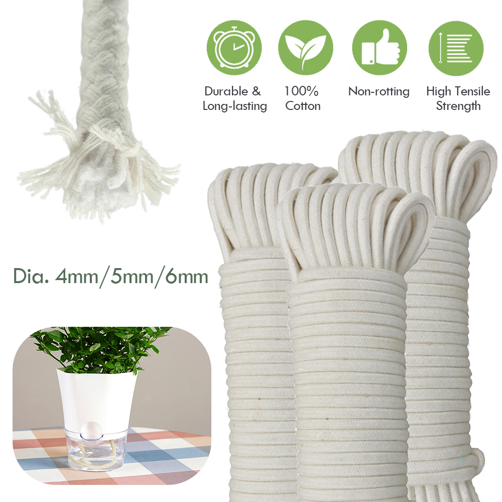 Smart Garden Herb - 4/5/6mm penyiram mandiri kabel sumbu kapas