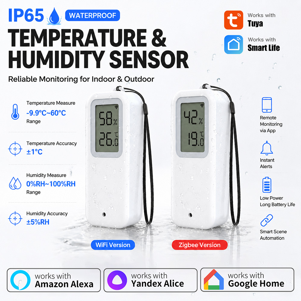 Smart Life Tuya Sensor Suhu &  - Smart Garden Arduino ulasan dan harga