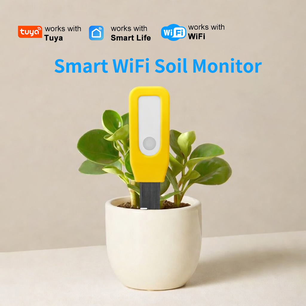Monitor Tanah WiFi Tuya Smart  - Smart Urban Garden ulasan dan harga