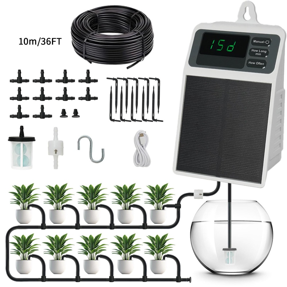 Sistem Irigasi Tetes Tenaga Su - Smart Urban Garden ulasan dan harga