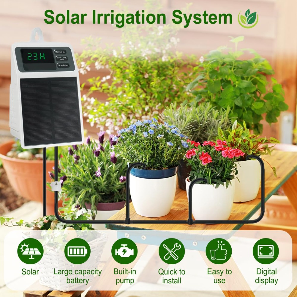 Sistem Irigasi Tetes Tenaga Su - Smart Urban Garden ulasan dan harga