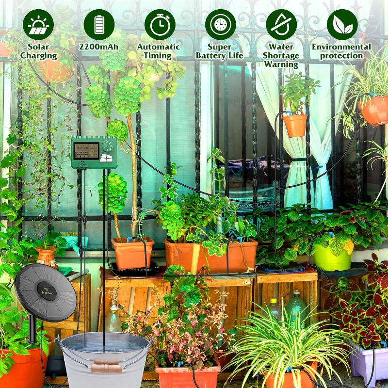 Peralatan irigasi tenaga surya - Smart Urban Garden ulasan dan harga